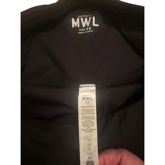 Madewell Women's High Waisted Pull On Flex Flare Leggings Size XS Black NWOT - Picture 5 of 9